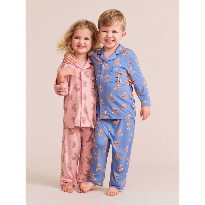 Huxbaby Vintage Blue Bunny Pj Set 3-8Y image number 1